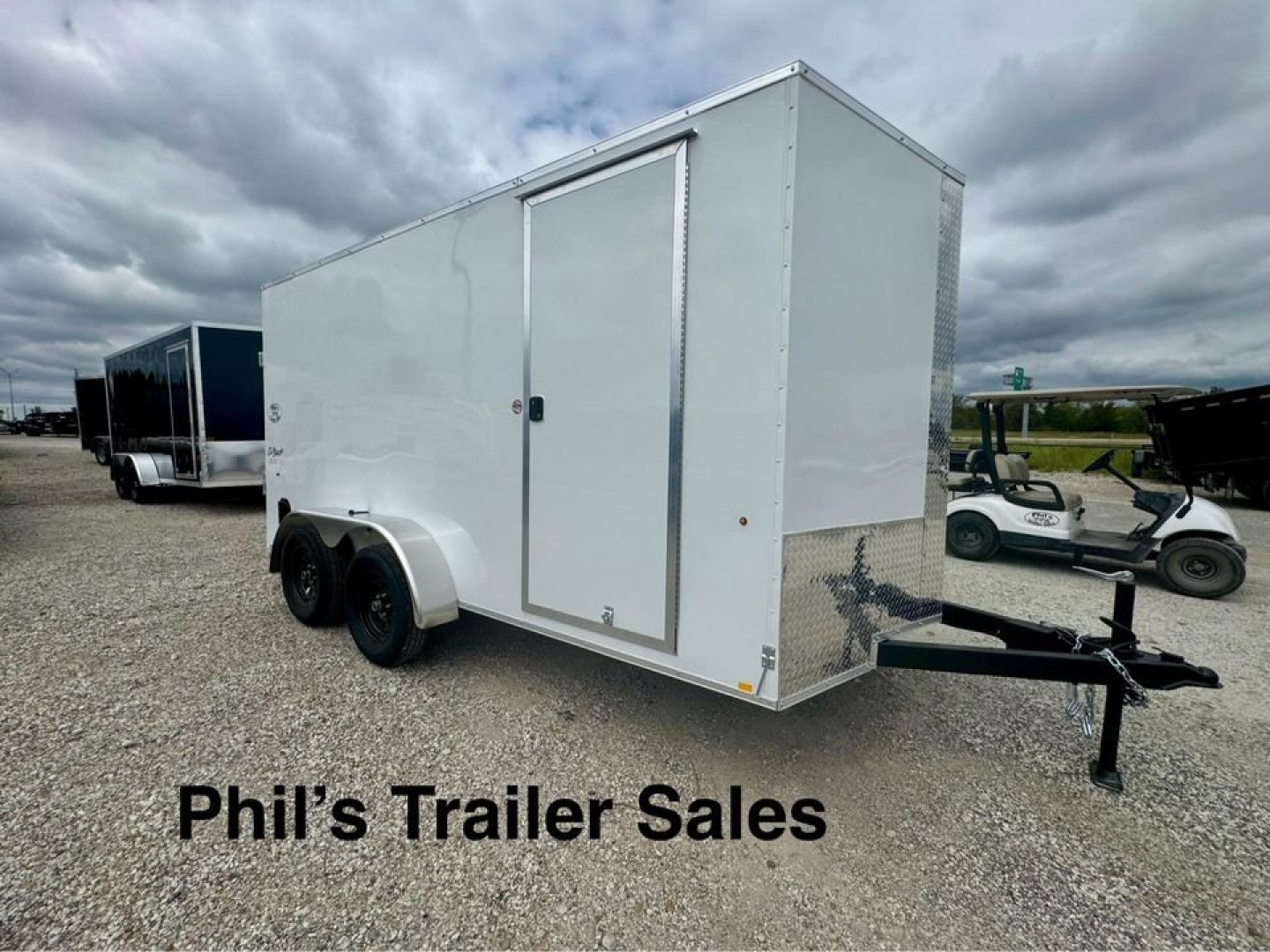 New 2025 Pace American 7X14 6'6'' INTERIOR Cargo / Enclosed Trailer SCREWLESS EXTERIOR
