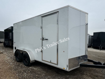 New 2025 Pace American 7X14 6'6'' INTERIOR Cargo / Enclosed Trailer SCREWLESS EXTERIOR