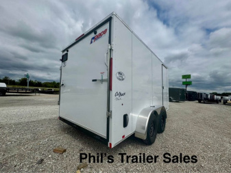 New 2025 Pace American 7X14 6'6'' INTERIOR Cargo / Enclosed Trailer SCREWLESS EXTERIOR