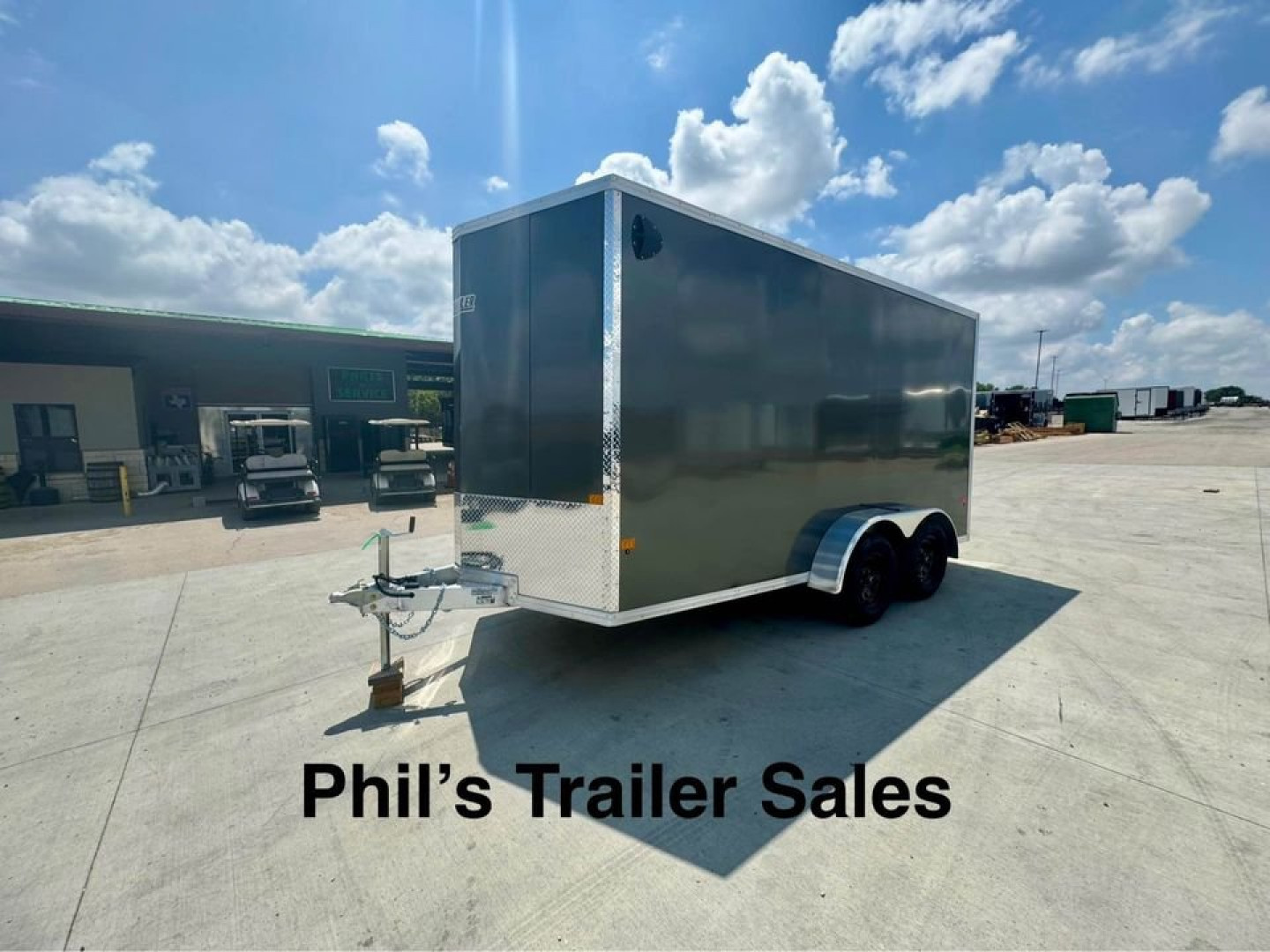 New 2025 E-Z HAULER 7X16 Cargo / Enclosed Trailer ALL ALUMINUM TRAILER