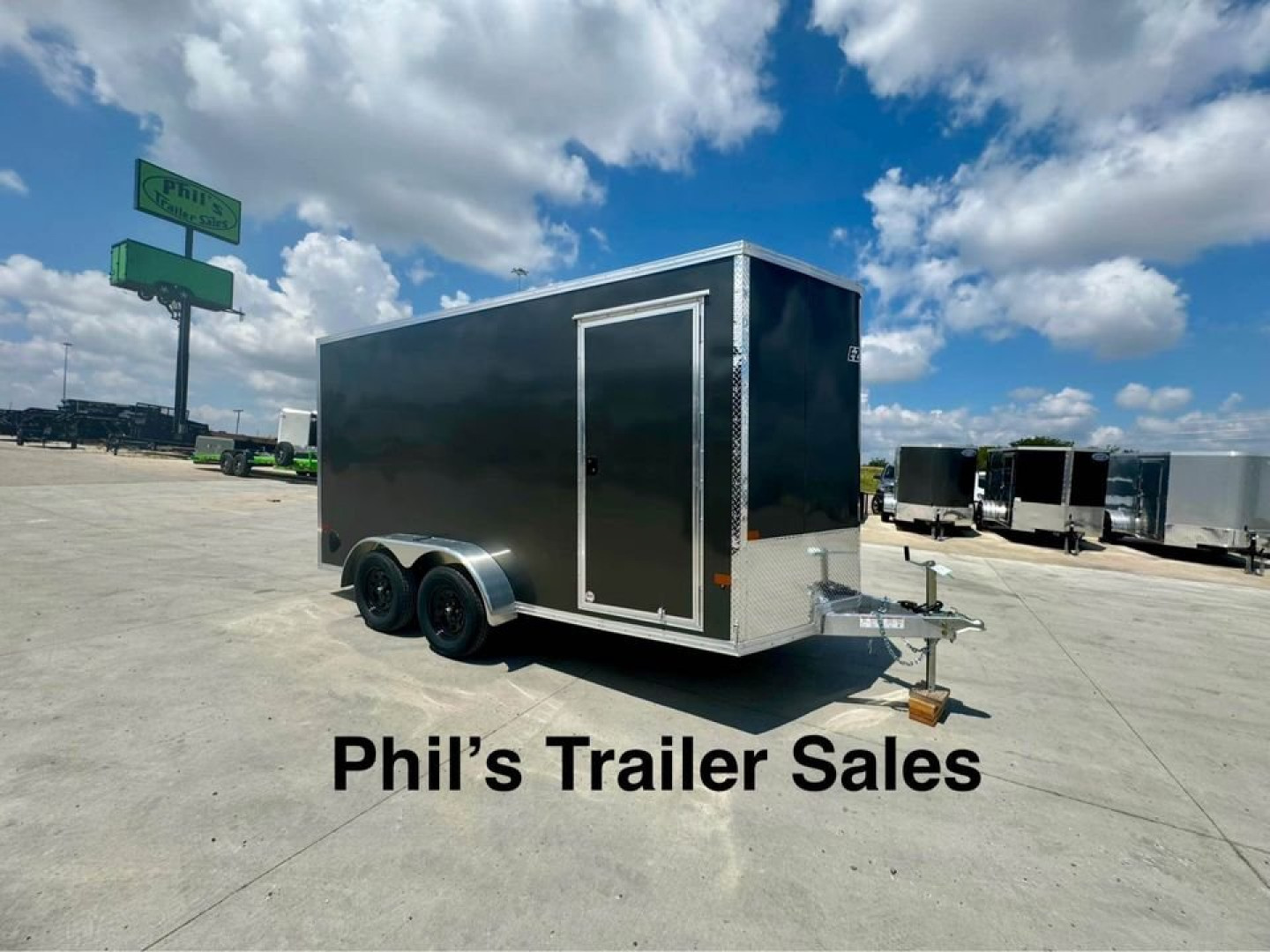 New 2025 E-Z HAULER 7X16 Cargo / Enclosed Trailer ALL ALUMINUM TRAILER