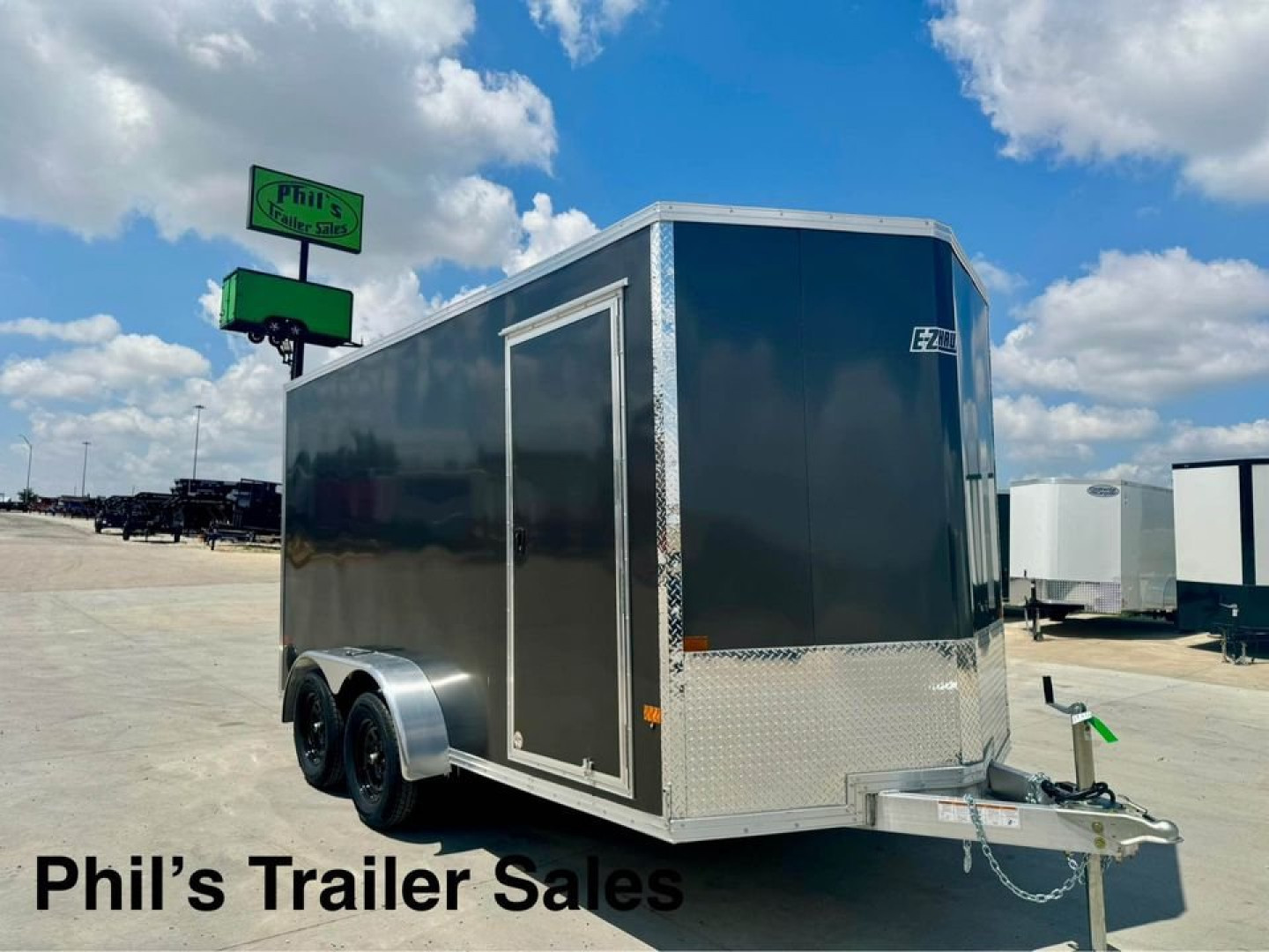 New 2025 E-Z HAULER 7X16 Cargo / Enclosed Trailer ALL ALUMINUM TRAILER