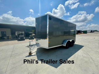 New 2025 E-Z HAULER 7X16 Cargo / Enclosed Trailer ALL ALUMINUM TRAILER