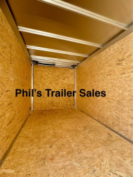 New 2025 E-Z HAULER 7X16 Cargo / Enclosed Trailer ALL ALUMINUM TRAILER