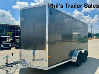 New 2025 E-Z HAULER 7X16 Cargo / Enclosed Trailer ALL ALUMINUM TRAILER