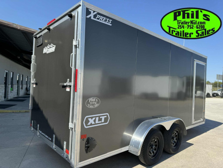 New E-Z Hauler 7X16 Cargo / Enclosed Trailer ALL ALUMINUM TRAILER ONLY WEIGHS 1580 LBS
