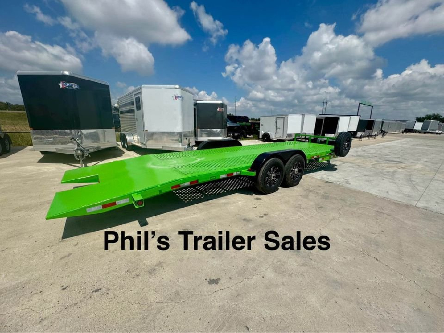 New 2024 83X24 Tilt Trailer CAR HAULER 7K AXLE HEAVY DUTY EQUIPMENT