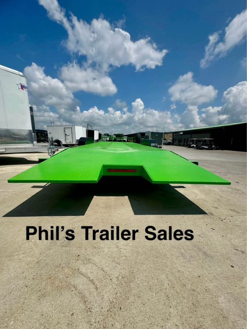 New 2024 83X24 Tilt Trailer CAR HAULER 7K AXLE HEAVY DUTY EQUIPMENT