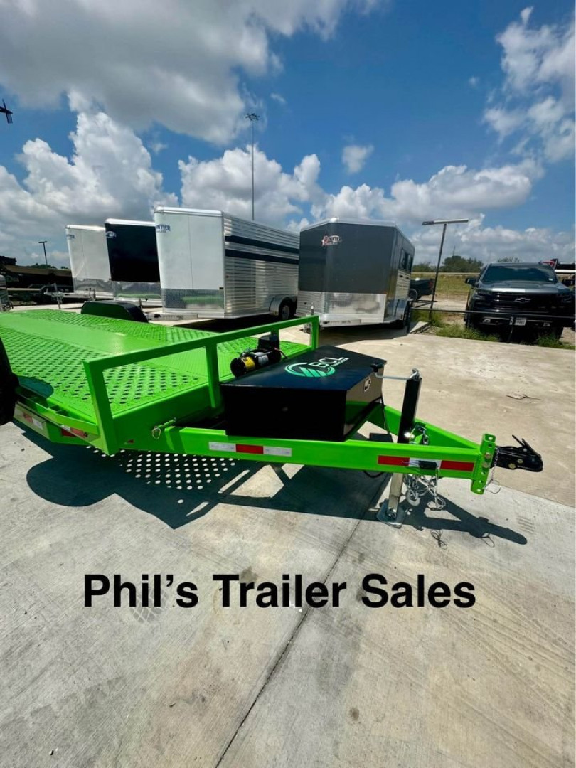 New 2024 83X24 Tilt Trailer CAR HAULER 7K AXLE HEAVY DUTY EQUIPMENT