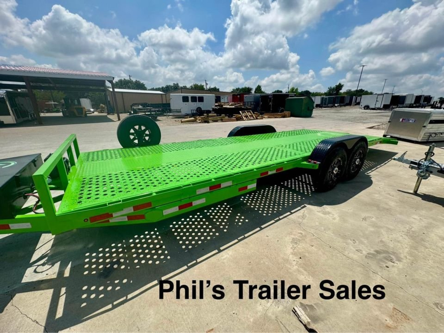 New 2024 83X24 Tilt Trailer CAR HAULER 7K AXLE HEAVY DUTY EQUIPMENT