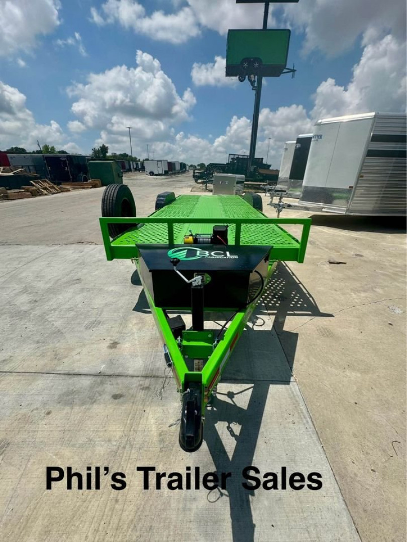 New 2024 83X24 Tilt Trailer CAR HAULER 7K AXLE HEAVY DUTY EQUIPMENT