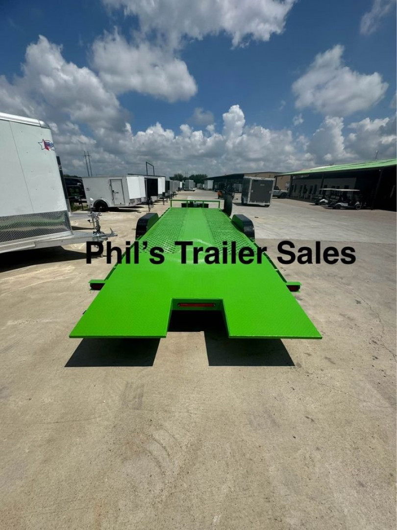 New 2024 83X24 Tilt Trailer CAR HAULER 7K AXLE HEAVY DUTY EQUIPMENT