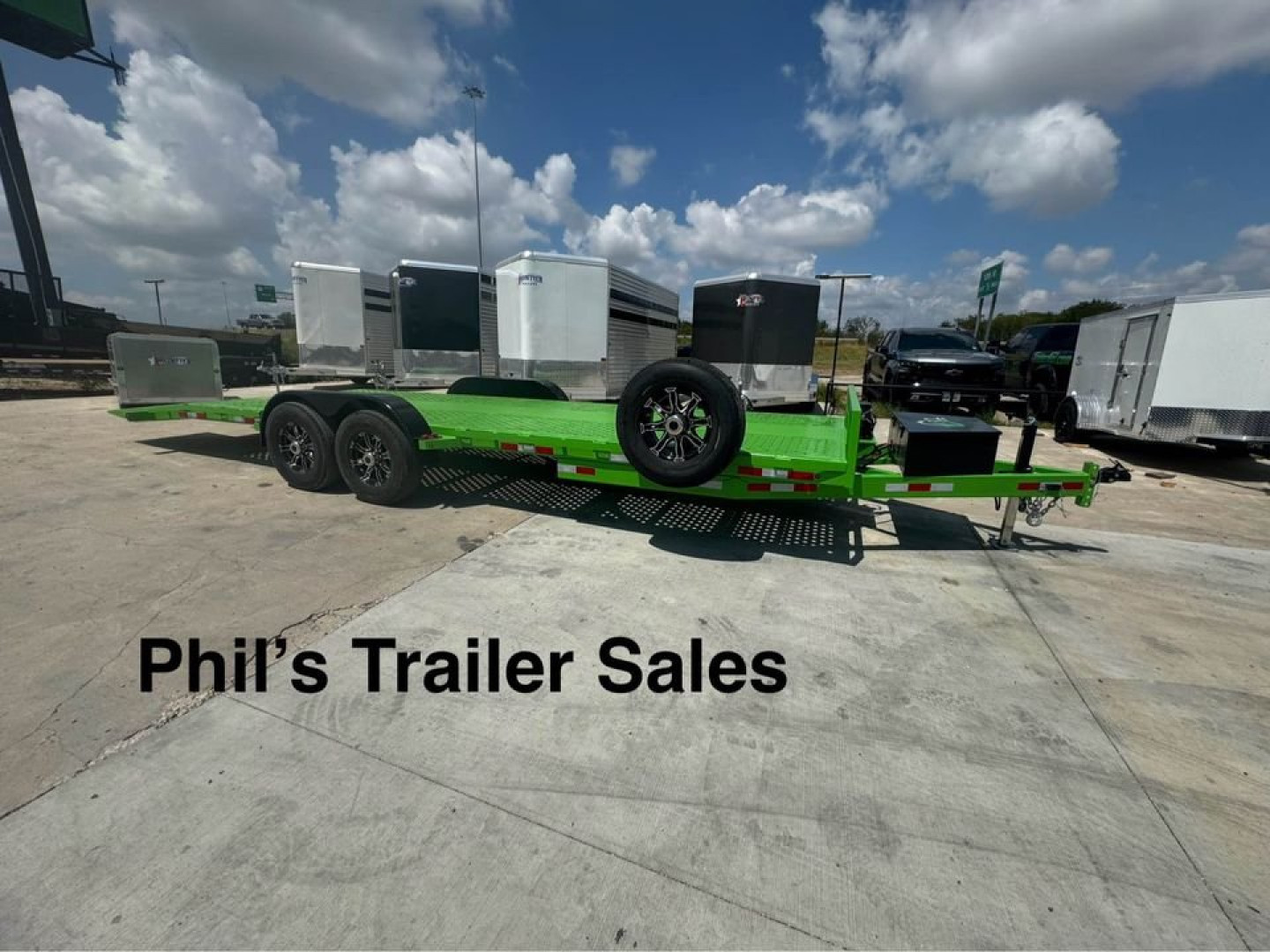 New 2024 83X24 Tilt Trailer CAR HAULER 7K AXLE HEAVY DUTY EQUIPMENT
