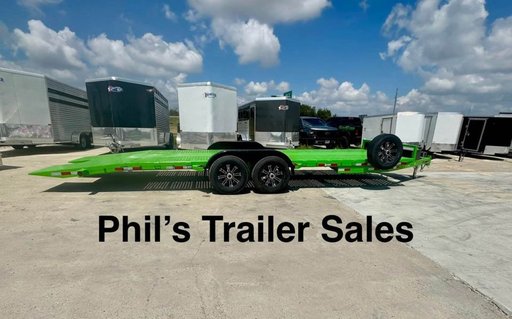 New 2024 83X24 Tilt Trailer CAR HAULER 7K AXLE HEAVY DUTY EQUIPMENT