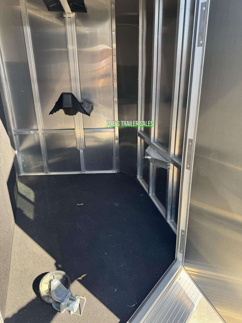 New 2023 Frontier Trailers 2 HORSE COLT SERIES FACTORY DEMO UNIT Stock / Stock Combo Trailer ONLY 1 AVAILABLE AT THIS PRICE!