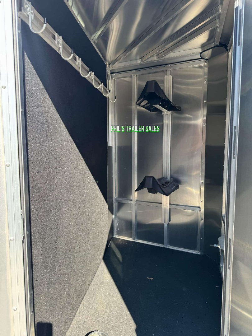 New 2023 Frontier Trailers 2 HORSE COLT SERIES FACTORY DEMO UNIT Stock / Stock Combo Trailer ONLY 1 AVAILABLE AT THIS PRICE!