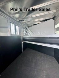 New 2023 Frontier Trailers 2 HORSE COLT SERIES FACTORY DEMO UNIT Stock / Stock Combo Trailer ONLY 1 AVAILABLE AT THIS PRICE!