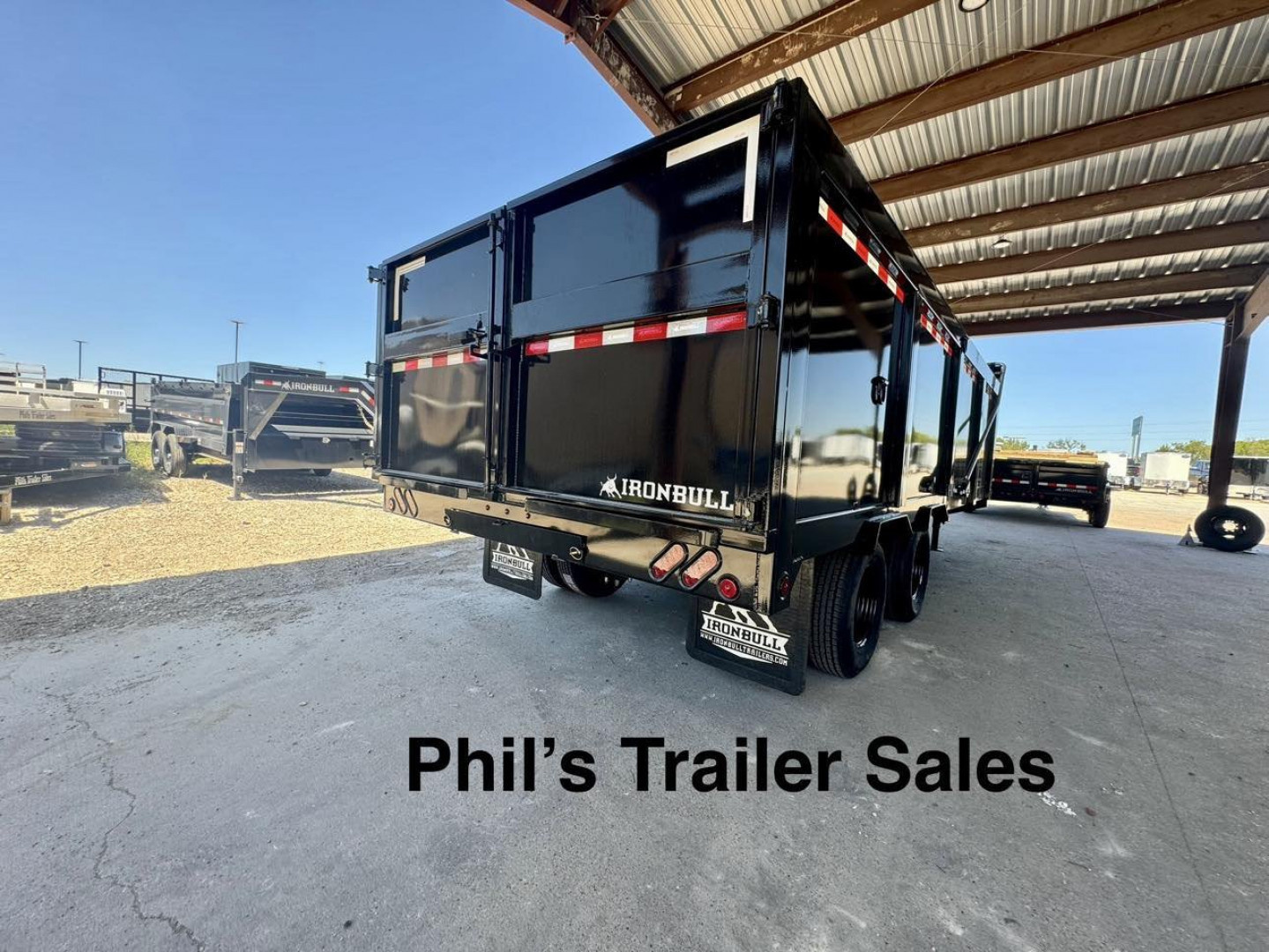 New Iron Bull 20 DUMP TRAILER TANDEM DUAL 20 K MONSTER DUMP Dump Trailer