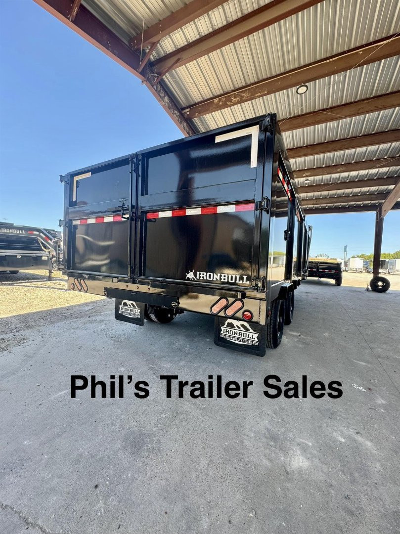 New Iron Bull 20 DUMP TRAILER TANDEM DUAL 20 K MONSTER DUMP Dump Trailer