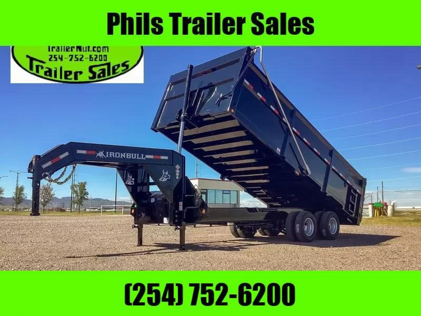 New Iron Bull 20 DUMP TRAILER TANDEM DUAL 20 K MONSTER DUMP Dump Trailer