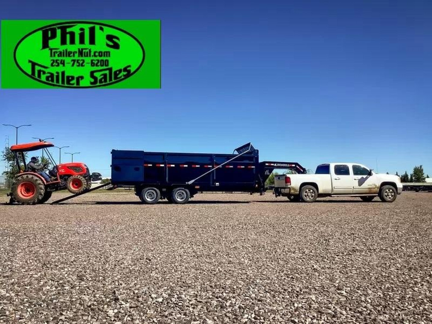 New Iron Bull 20 DUMP TRAILER TANDEM DUAL 20 K MONSTER DUMP Dump Trailer