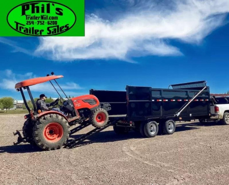 New Iron Bull 20 DUMP TRAILER TANDEM DUAL 20 K MONSTER DUMP Dump Trailer