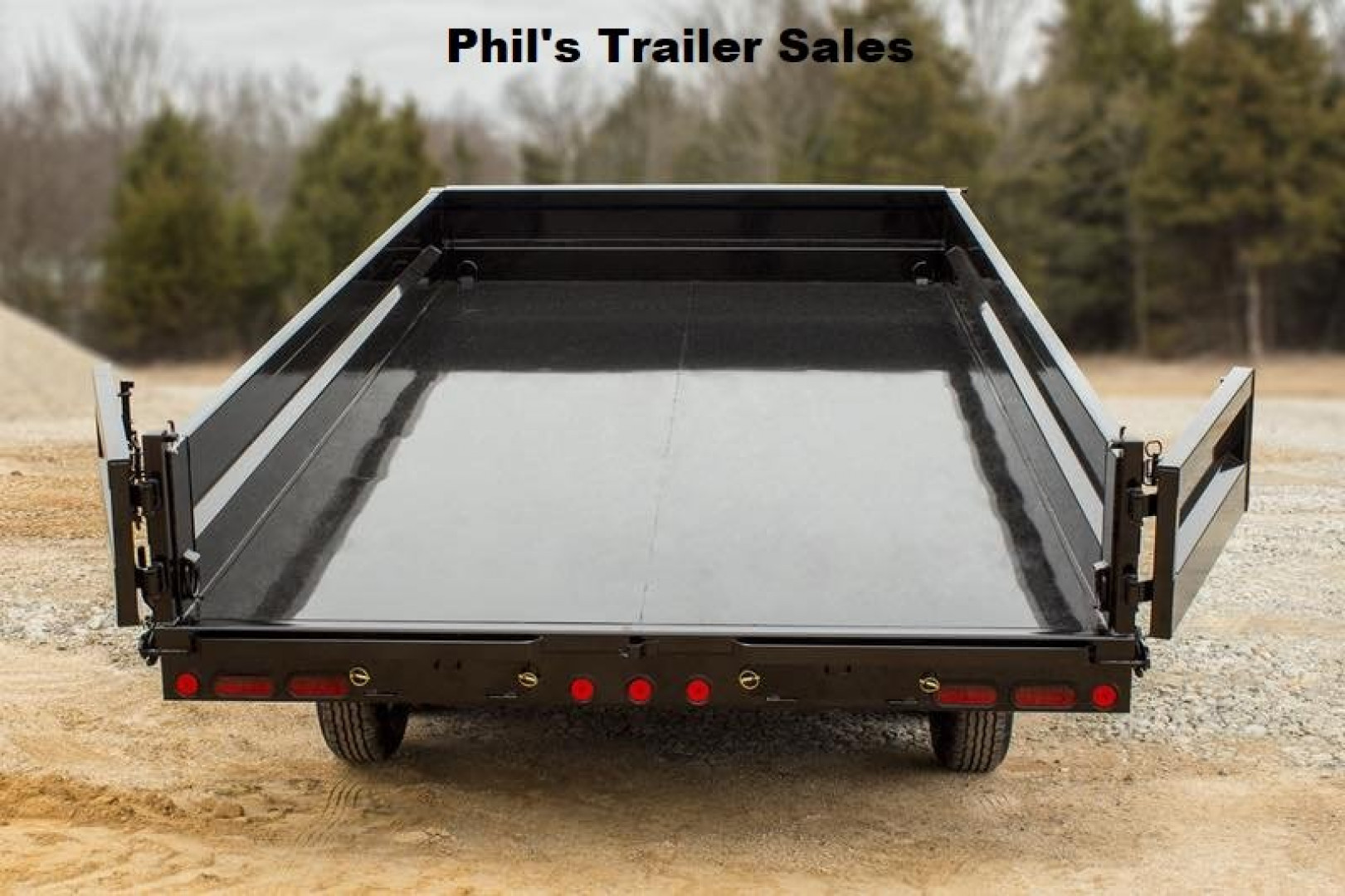 New 2023 IRON BULL 96 X 16 DECK OVER GOOSENECK DUMP Dump Trailer