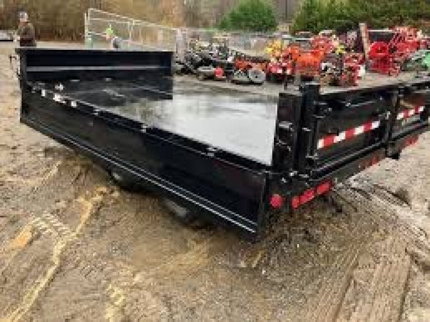 New 2023 IRON BULL 96 X 16 DECK OVER GOOSENECK DUMP Dump Trailer