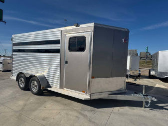 New 2023 Frontier Trailers FACTORY DEMO UNIT3 HORSE STRIDER SERIES Stock / Stock Combo Trailer ONLY 1 AVAILABLE AT THIS PRICE