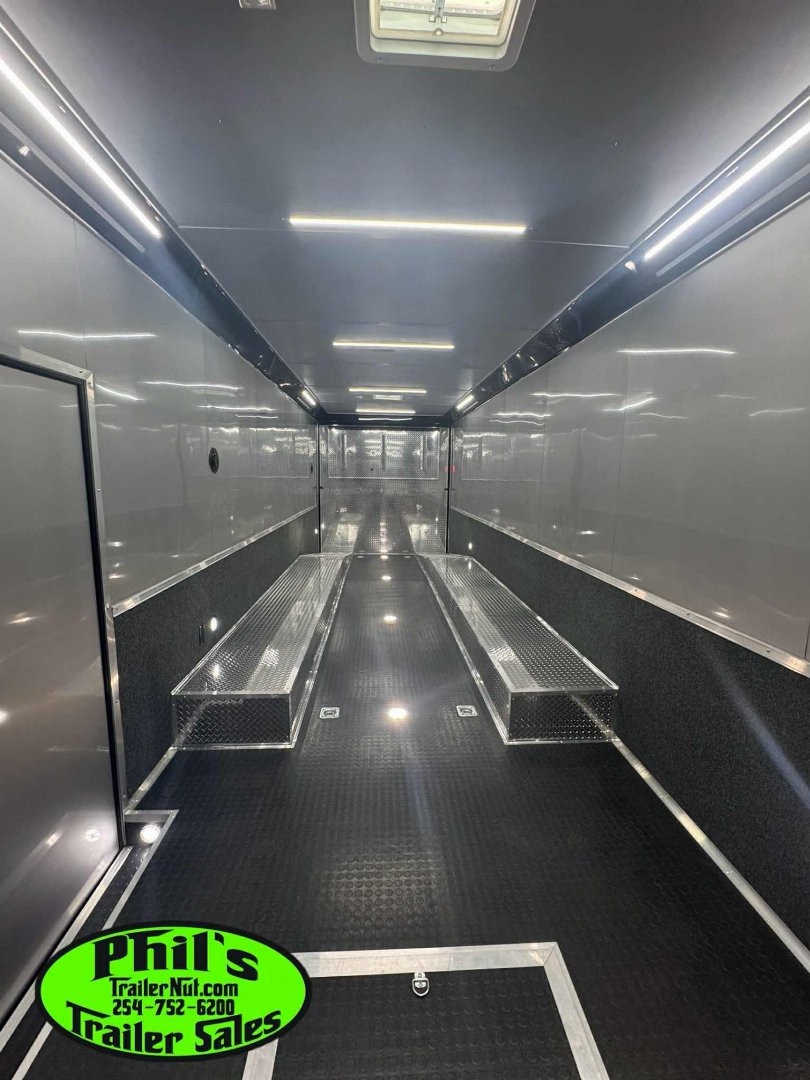 New CONTINENTAL CARGO NEW 85X32 ENCLOSED RACE CAR TRAILER LATE MODEL RAMP OVERS TRAILER Car / Racing Trailer