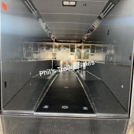 New CONTINENTAL CARGO NEW 85X32 ENCLOSED RACE CAR TRAILER LATE MODEL RAMP OVERS TRAILER Car / Racing Trailer