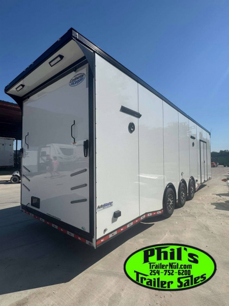 New CONTINENTAL CARGO NEW 85X32 ENCLOSED RACE CAR TRAILER LATE MODEL RAMP OVERS TRAILER Car / Racing Trailer