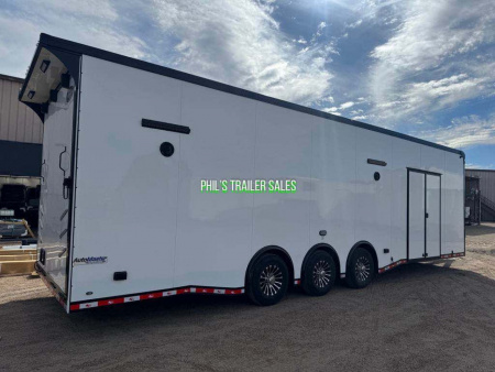 New CONTINENTAL CARGO NEW 85X32 ENCLOSED RACE CAR TRAILER LATE MODEL RAMP OVERS TRAILER Car / Racing Trailer