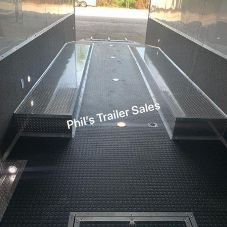 New CONTINENTAL CARGO NEW 85X32 ENCLOSED RACE CAR TRAILER LATE MODEL RAMP OVERS TRAILER Car / Racing Trailer