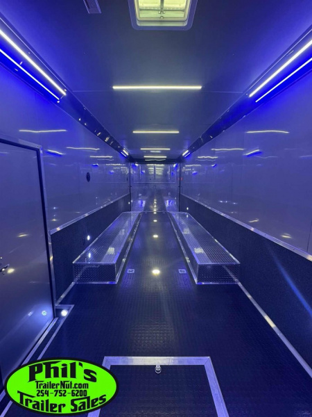 New CONTINENTAL CARGO NEW 85X32 ENCLOSED RACE CAR TRAILER LATE MODEL RAMP OVERS TRAILER Car / Racing Trailer
