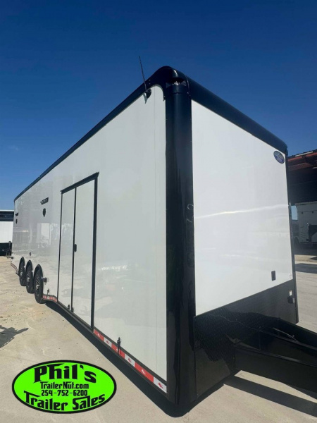 New CONTINENTAL CARGO NEW 85X32 ENCLOSED RACE CAR TRAILER LATE MODEL RAMP OVERS TRAILER Car / Racing Trailer