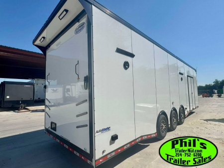 New CONTINENTAL CARGO NEW 85X32 ENCLOSED RACE CAR TRAILER LATE MODEL RAMP OVERS TRAILER Car / Racing Trailer