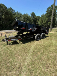 New 2024 Top Hat Trailers 83X14 2' SIDES Dump Trailer