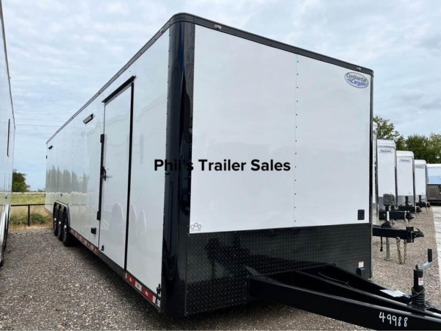 New 2025 CONTINENTAL CARGO 34 2 CAR RACE TRAILER ENCLOSED TRAILER
