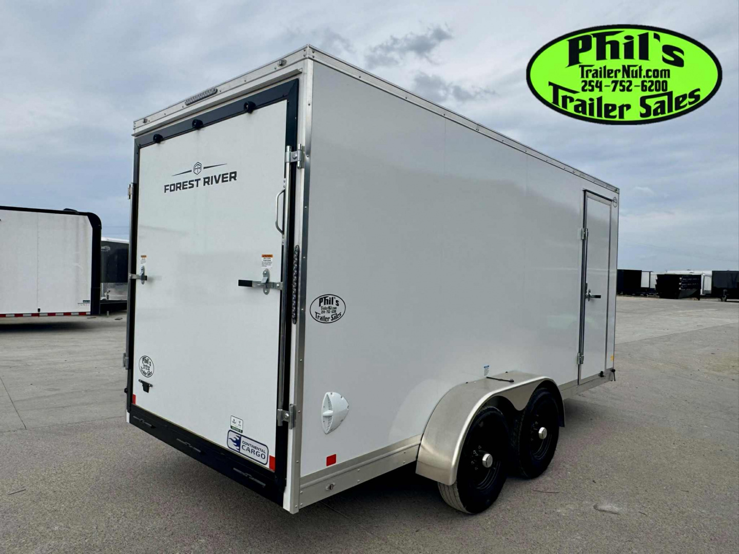 New 2025 Continental Cargo 7x16 STEEL MOD Cargo / Enclosed Trailer COMMERCIAL GRADE HEAVY DUTY 5200 LB TORSION AXLES!