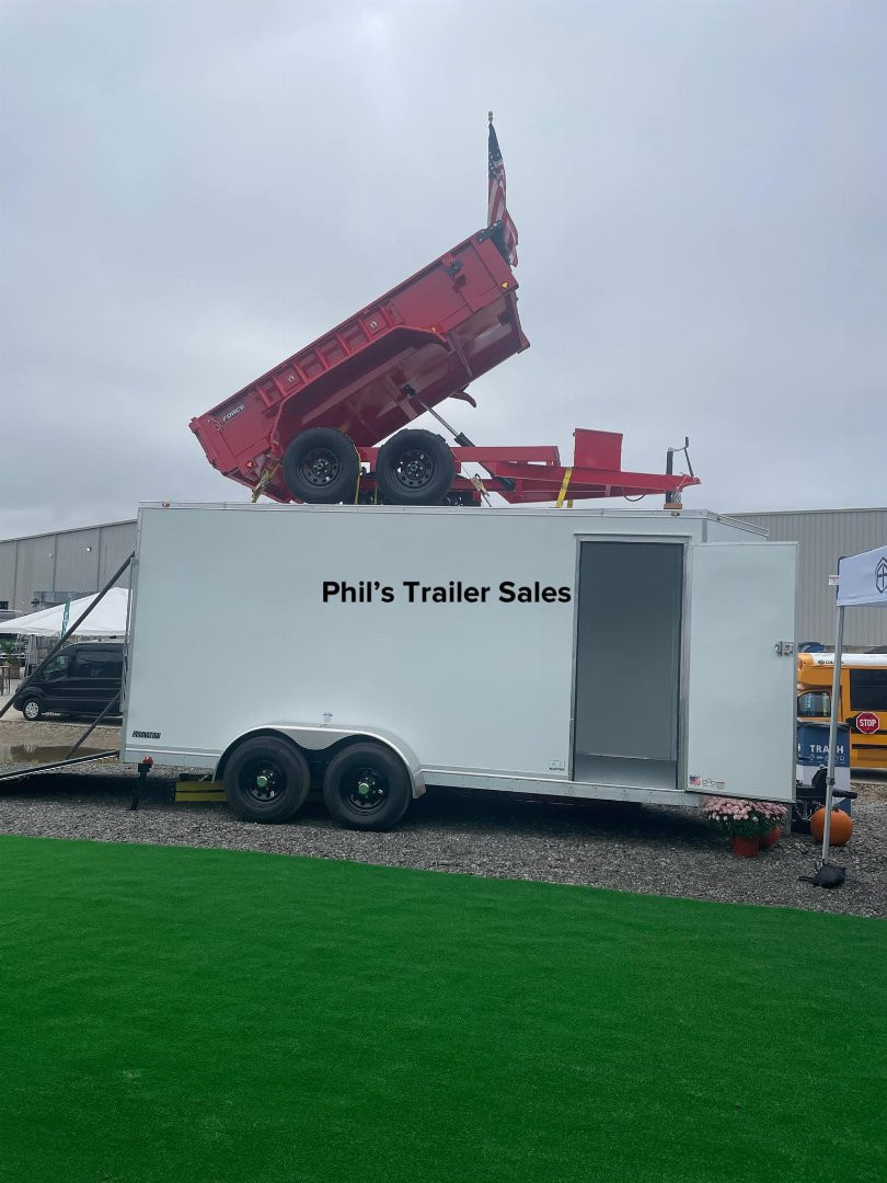 New 2025 Continental Cargo 7x16 STEEL MOD Cargo / Enclosed Trailer COMMERCIAL GRADE HEAVY DUTY 5200 LB TORSION AXLES!