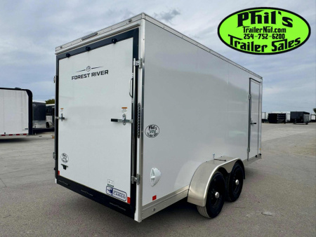 New 2025 Continental Cargo 7x16 STEEL MOD Cargo / Enclosed Trailer COMMERCIAL GRADE HEAVY DUTY 5200 LB TORSION AXLES!