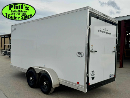 New 2025 Continental Cargo 7x16 STEEL MOD Cargo / Enclosed Trailer COMMERCIAL GRADE HEAVY DUTY 5200 LB TORSION AXLES!