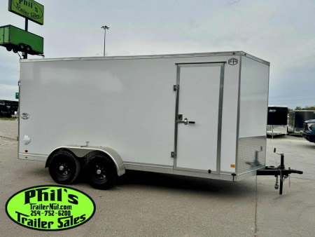 New 2025 Continental Cargo 7x16 STEEL MOD Cargo / Enclosed Trailer COMMERCIAL GRADE HEAVY DUTY 5200 LB TORSION AXLES!