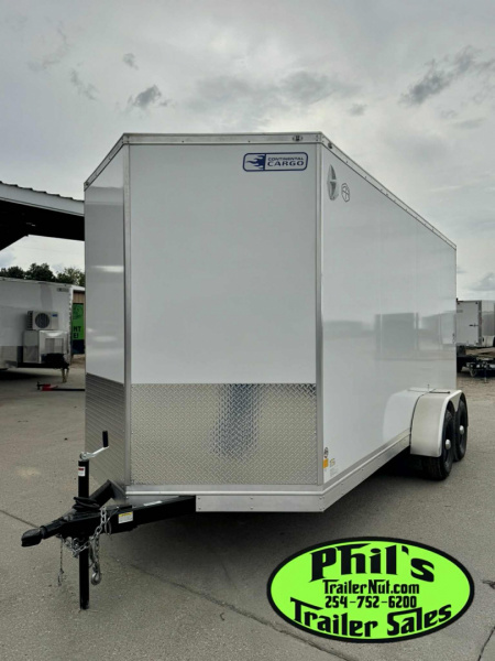 New 2025 Continental Cargo 7x16 STEEL MOD Cargo / Enclosed Trailer COMMERCIAL GRADE HEAVY DUTY 5200 LB TORSION AXLES!
