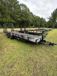 New 2024 Stanley Trailers 83X24 STEEL DECK HEAVY DUTY UTILITY TRAILER / Equipment Trailer