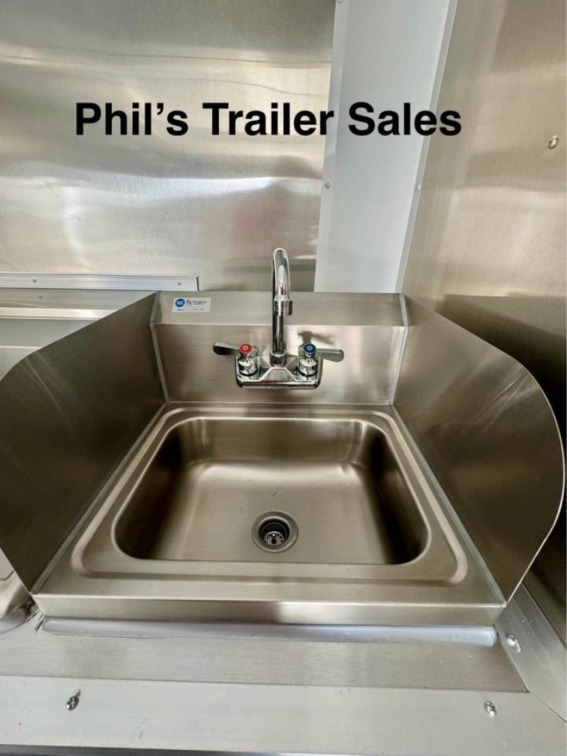 New 2024 8.5X16 Concession TRAILER WITH VENT-A-HOOD VENDING TRAILER