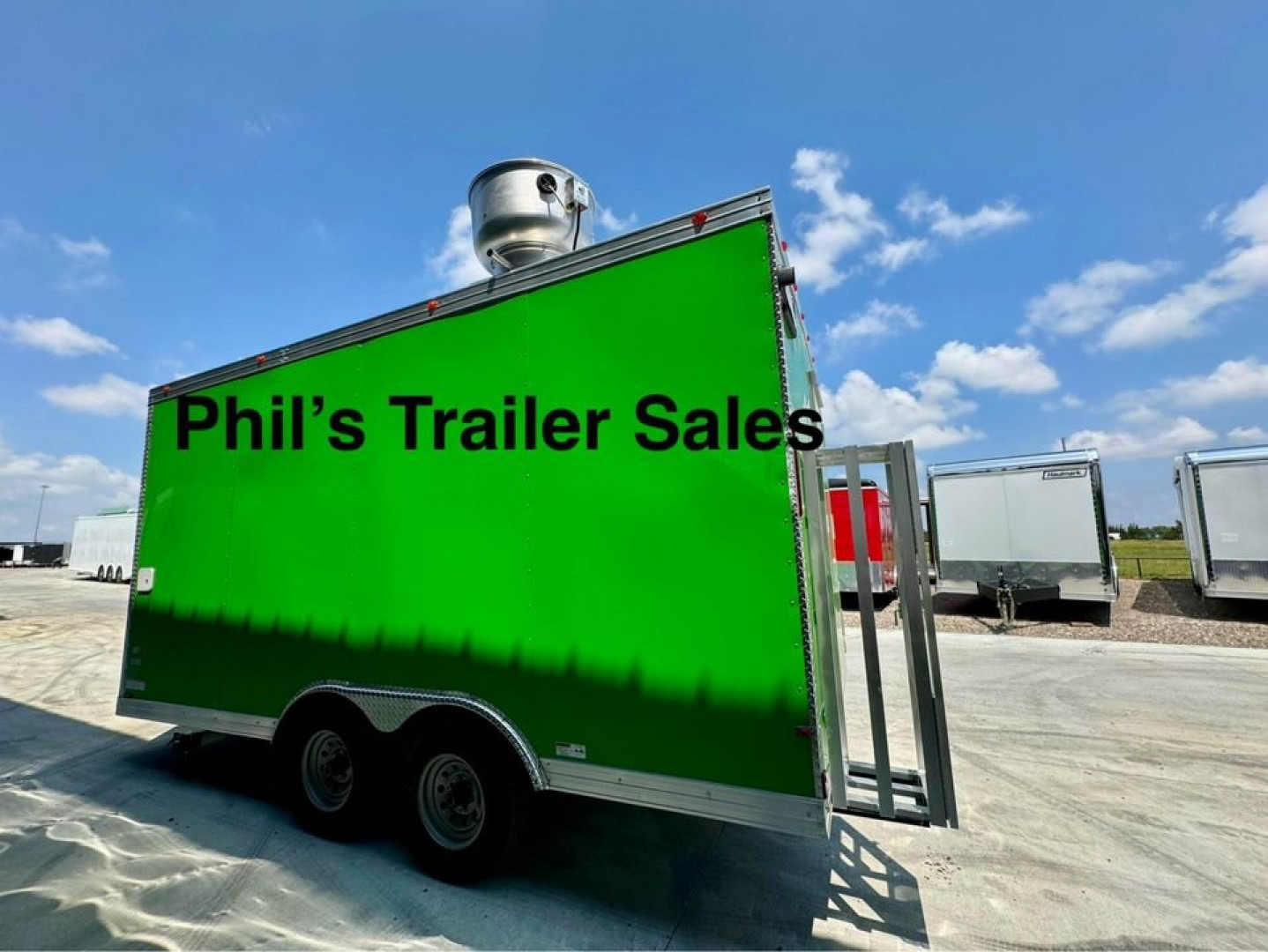 New 2024 8.5X16 Concession TRAILER WITH VENT-A-HOOD VENDING TRAILER