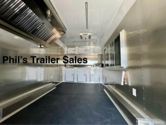 New 2024 8.5X16 Concession TRAILER WITH VENT-A-HOOD VENDING TRAILER