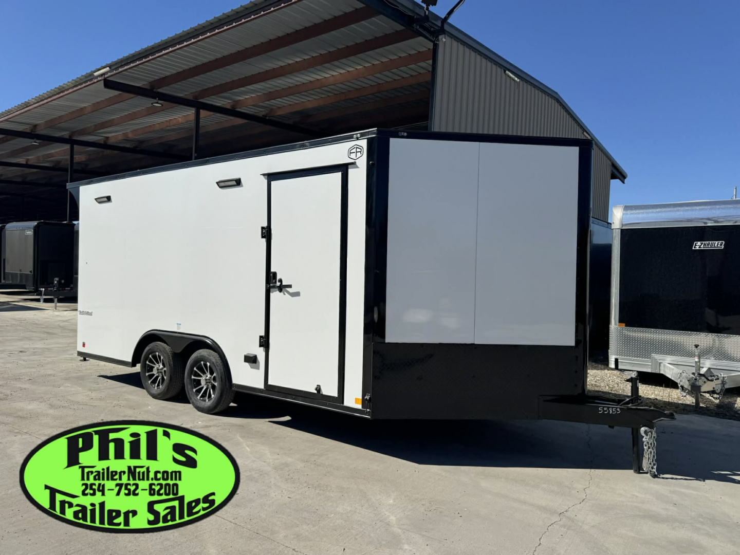 New Continental Cargo NEW 85X16 V-NOSE ELECTRICAL PACKAGE ENCLOSED MOTORCYCLE TRAILER TRAILER CARGO TRAILERS Motorcycle Trailer